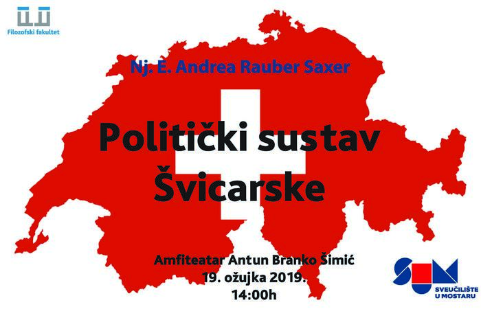 Plakat posjet svicarske veleposlanice